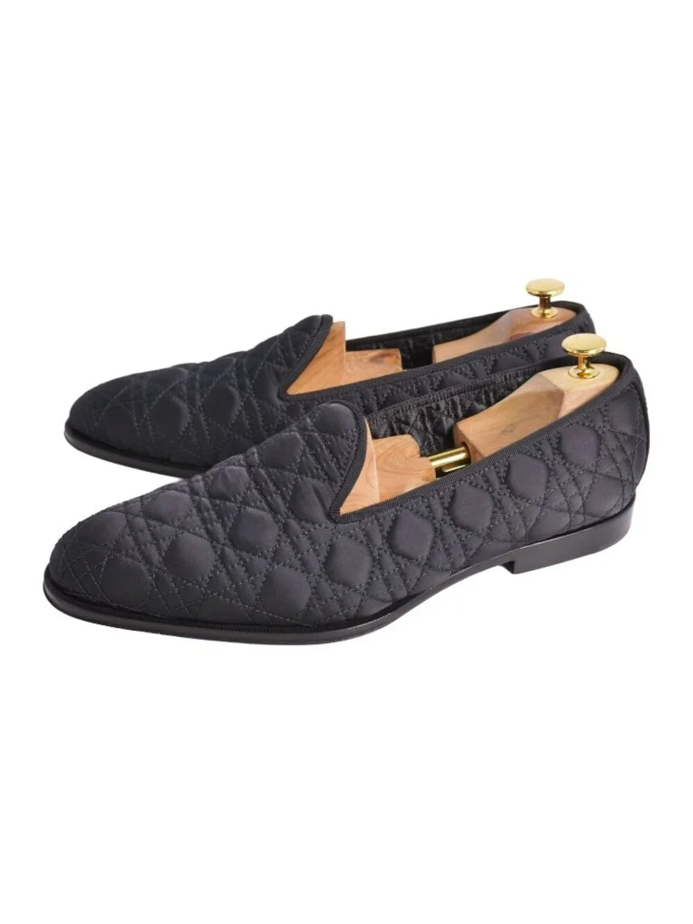 Dior Loafers Slip on Cannage Business Shoes